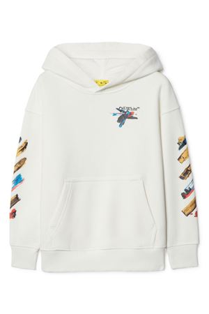 Arrow Hoodie OFF WHITE KIDS | OBBB001S25FLE00A0110